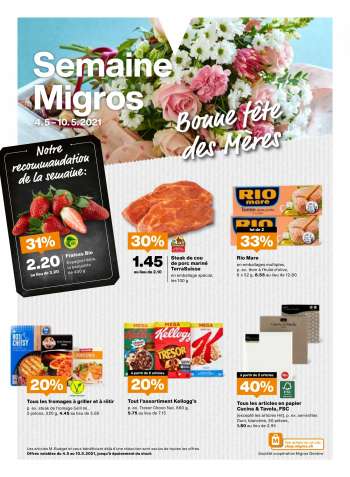 Catalogue Migros - 4.5.2021 - 10.5.2021.