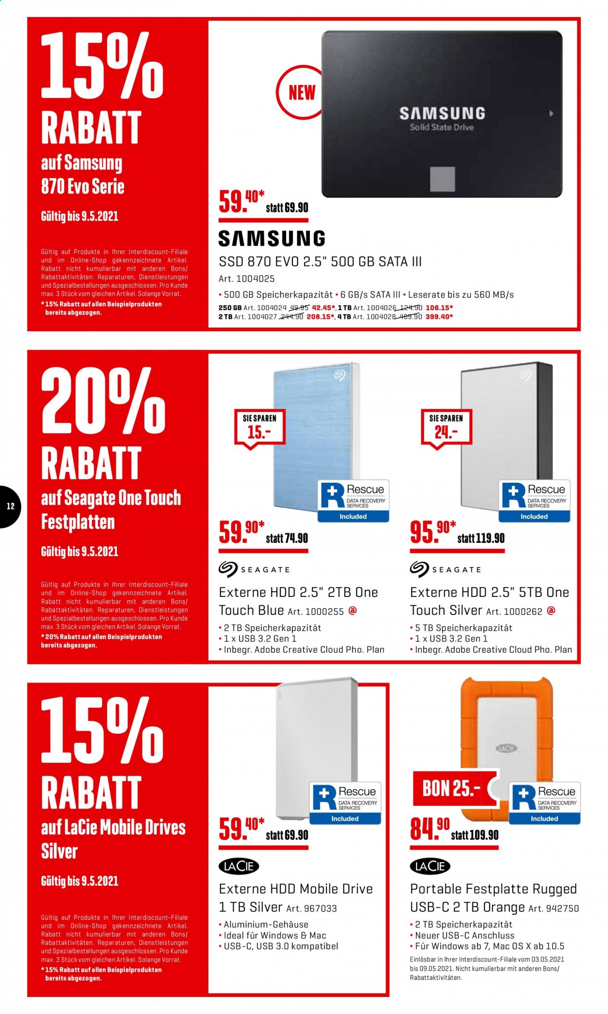 Volantino Interdiscount - 3.5.2021 - 9.5.2021. Pagina 12