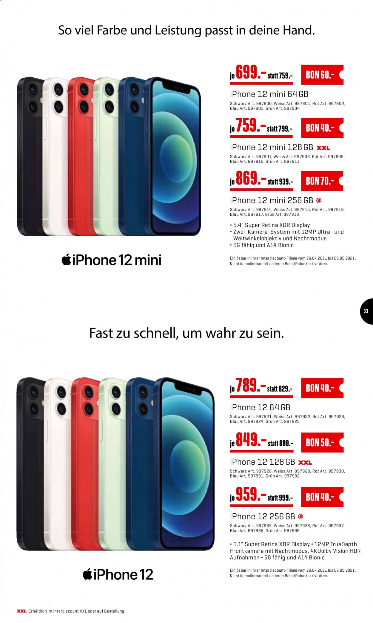 Volantino Interdiscount - 3.5.2021 - 9.5.2021. Pagina 33