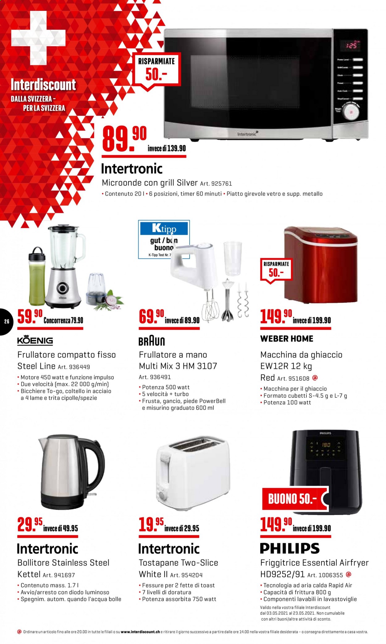 Volantino Interdiscount - 3.5.2021 - 9.5.2021. Pagina 26