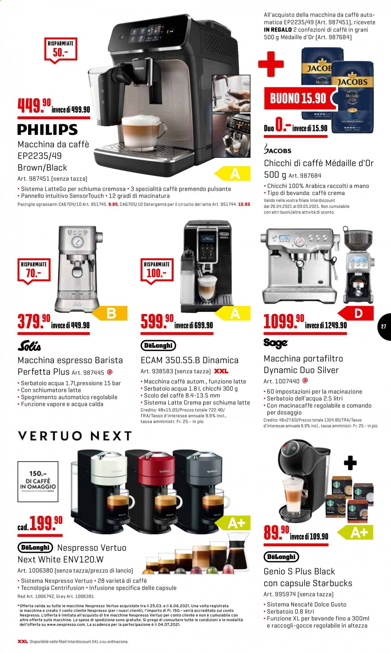 Volantino Interdiscount - 3.5.2021 - 9.5.2021. Pagina 27