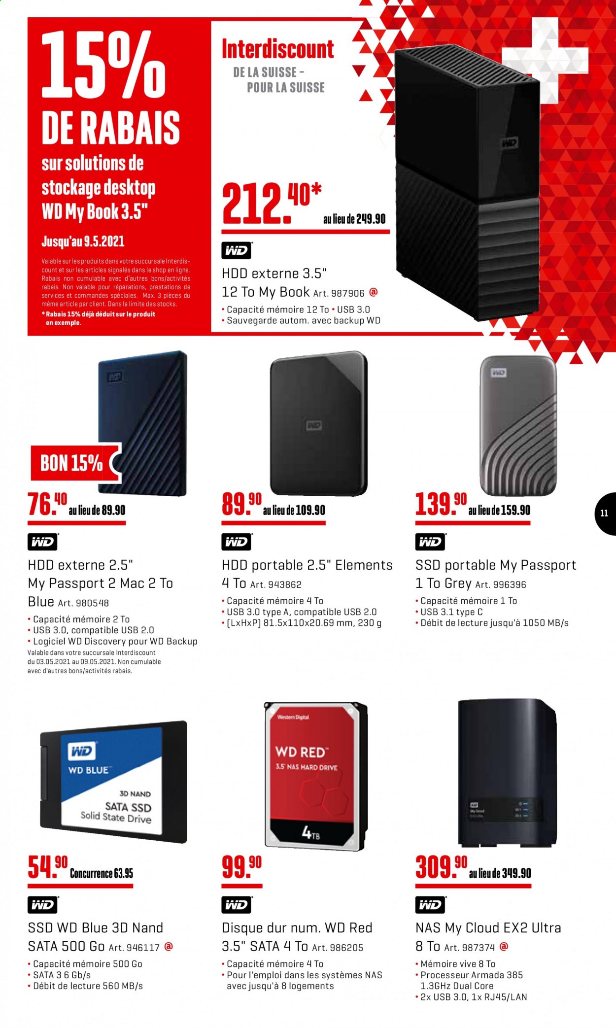 Volantino Interdiscount - 3.5.2021 - 9.5.2021. Pagina 11