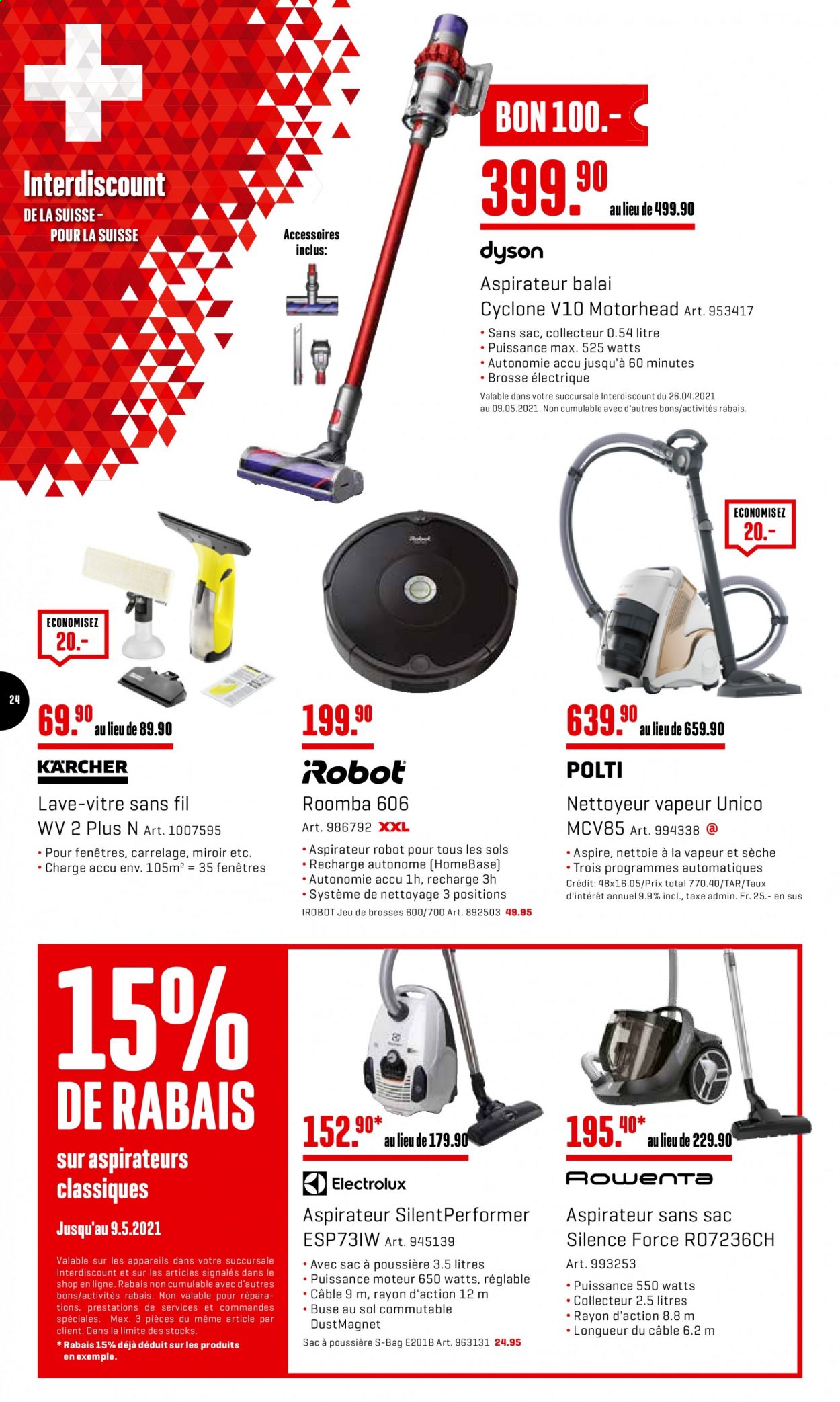 Volantino Interdiscount - 3.5.2021 - 9.5.2021. Pagina 24