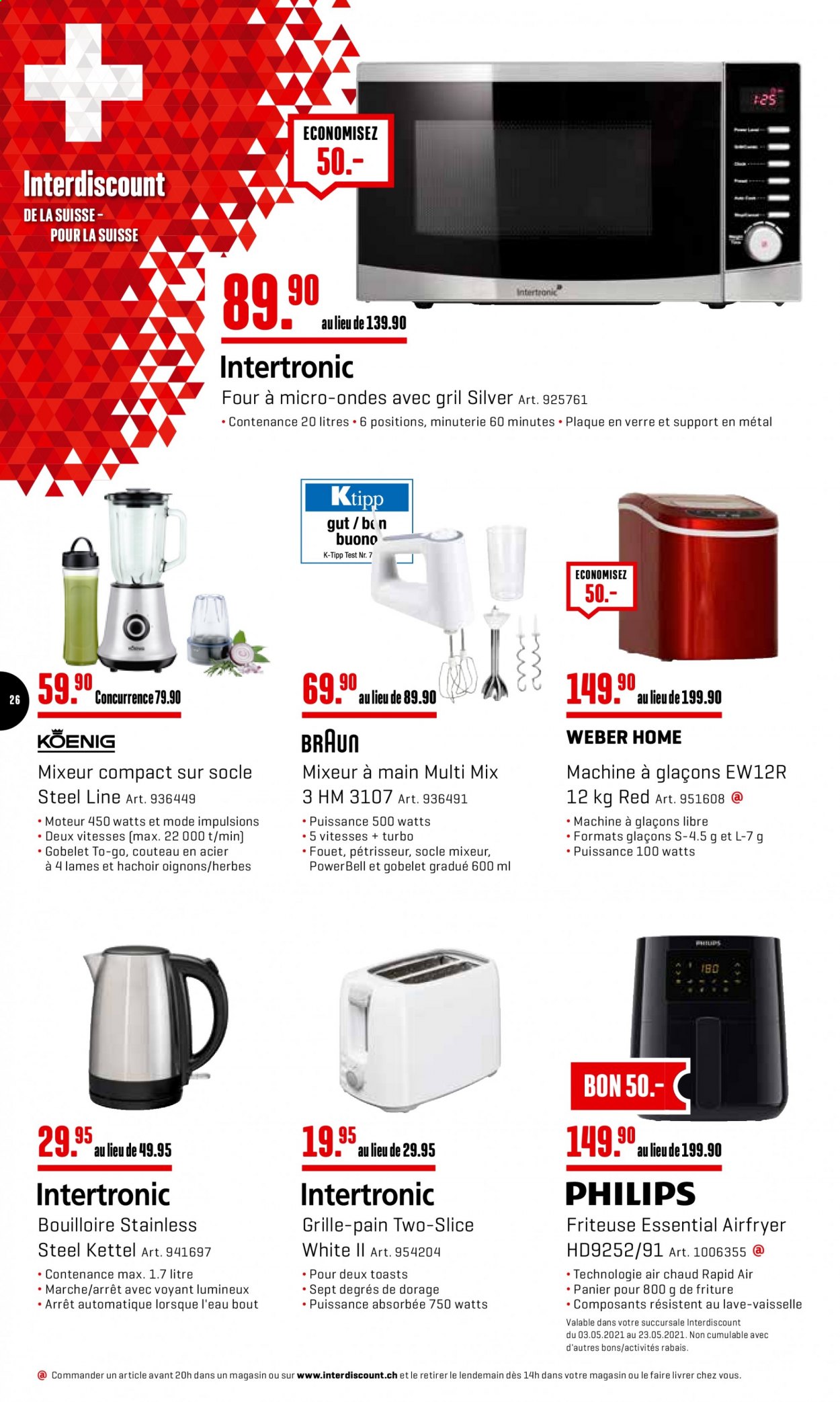 Volantino Interdiscount - 3.5.2021 - 9.5.2021. Pagina 26