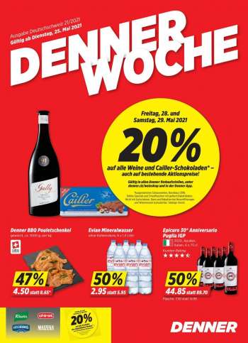 Prospekte Denner - 25.5.2021 - 31.5.2021.
