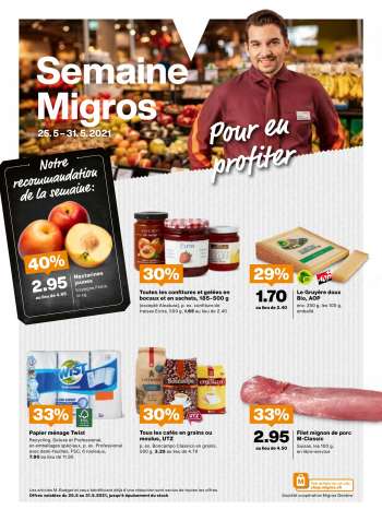 Catalogue Migros - 25.5.2021 - 31.5.2021.