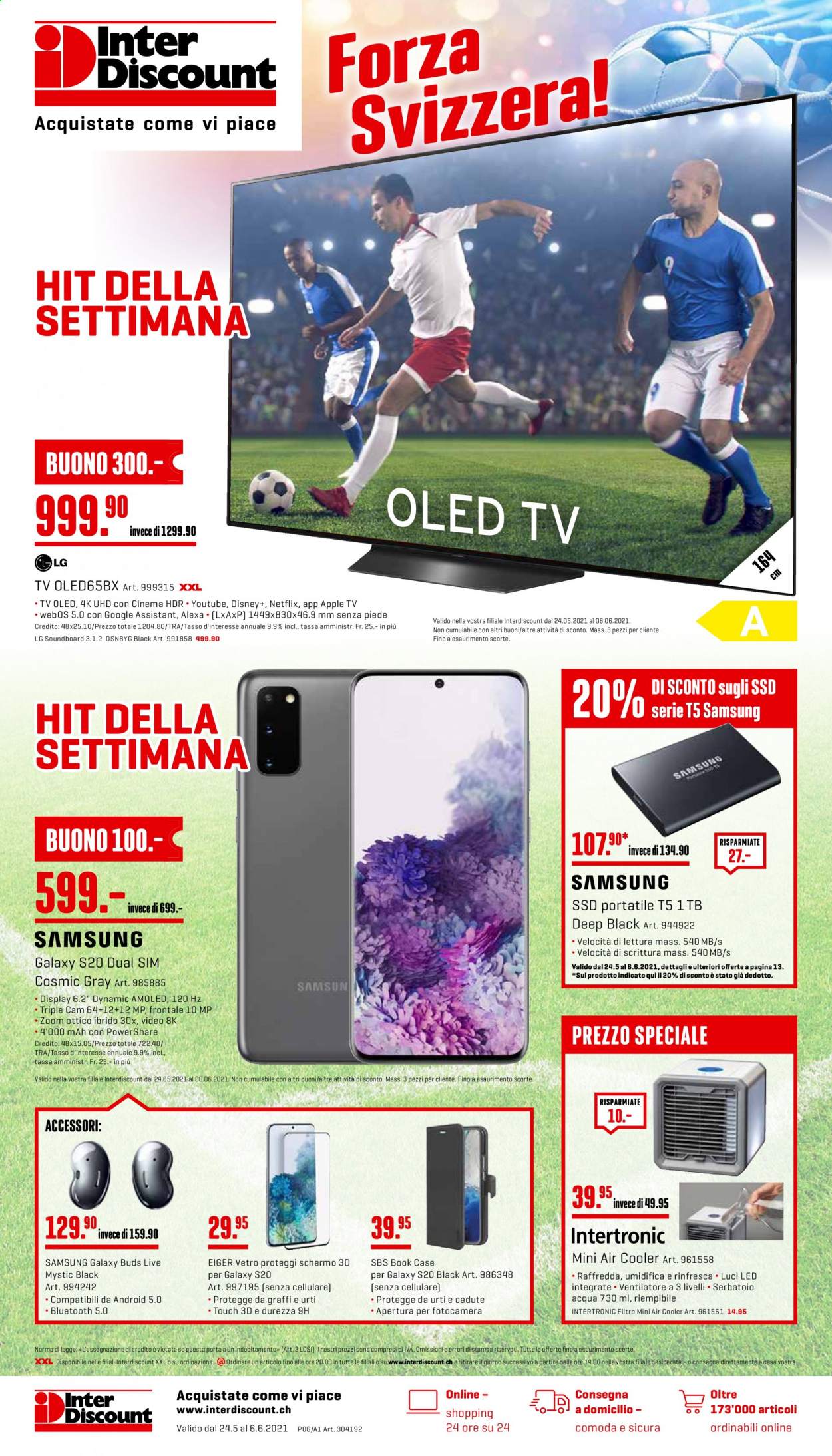 Catalogue Interdiscount - 24.5.2021 - 6.6.2021. Page 1