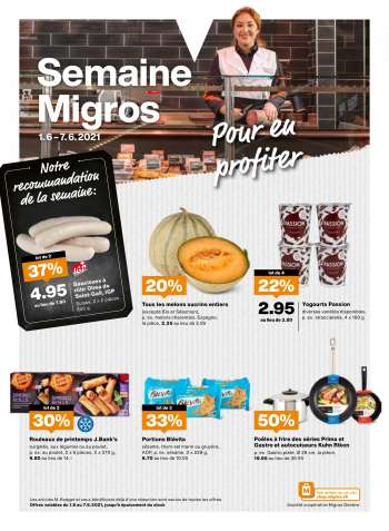 Prospekte Migros - 1.6.2021 - 7.6.2021.