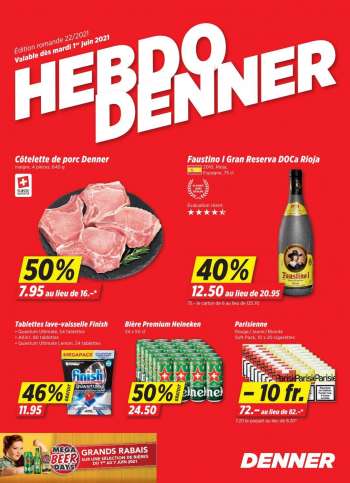 Prospekte Denner - 1.6.2021 - 7.6.2021.
