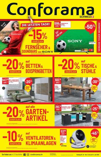 Catalogue Conforama - 1.6.2021 - 14.6.2021.