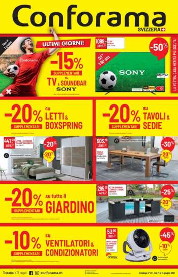 Catalogue Conforama - 1.6.2021 - 14.6.2021.