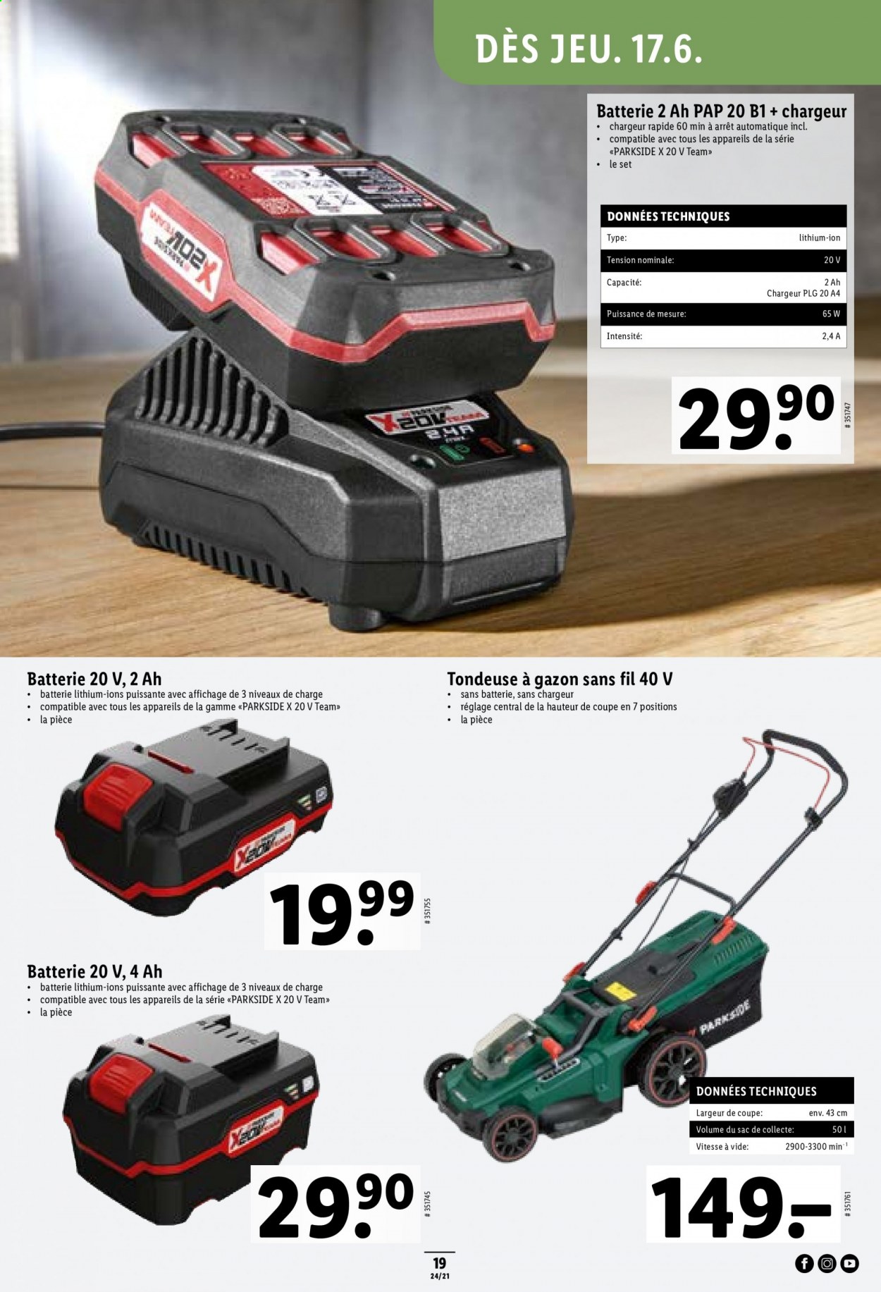 Volantino Lidl - 17.6.2021 - 23.6.2021. Pagina 19