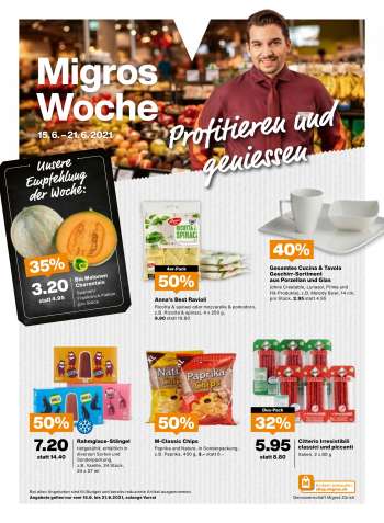 Prospekte Migros - 15.6.2021 - 21.6.2021.