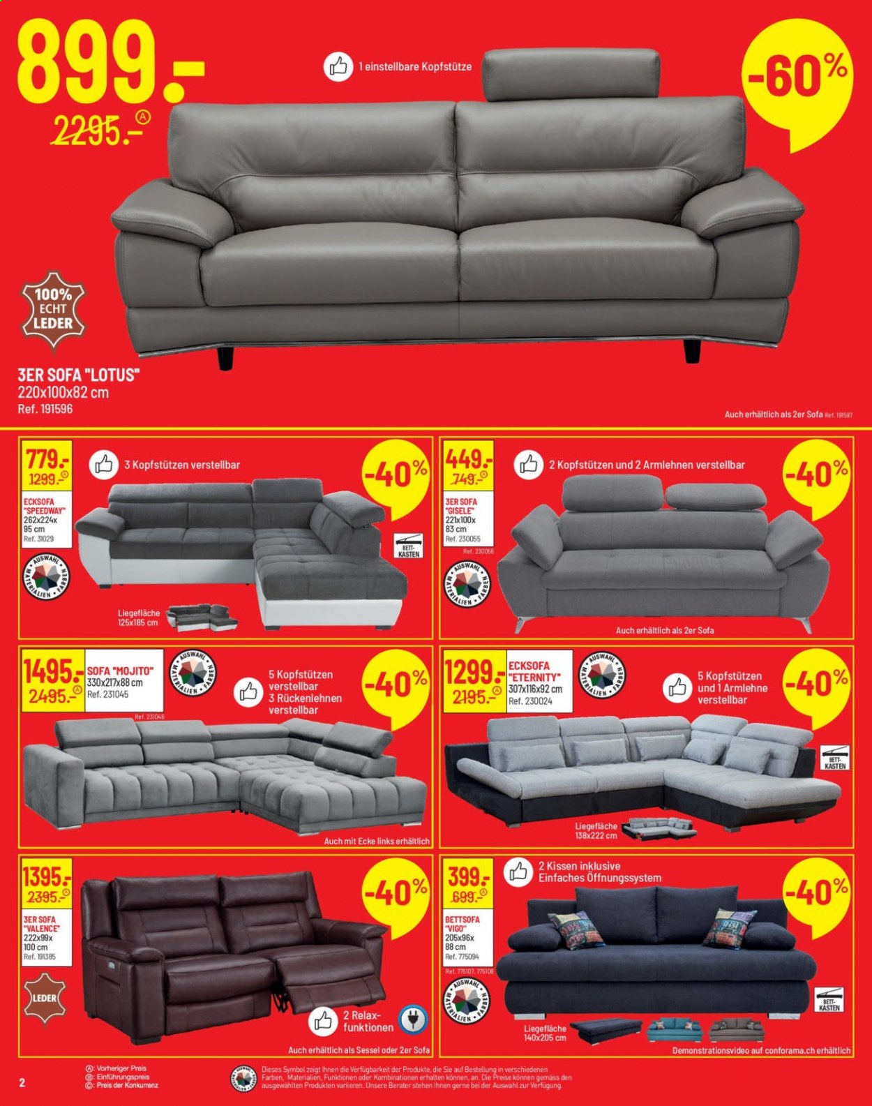 Volantino Conforama - 15.6.2021 - 28.6.2021. Pagina 2