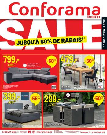 Volantino Conforama - 15.6.2021 - 28.6.2021.