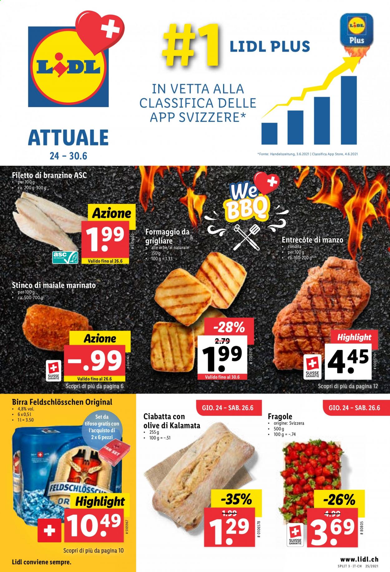 Volantino Lidl - 24.6.2021 - 30.6.2021. Pagina 1