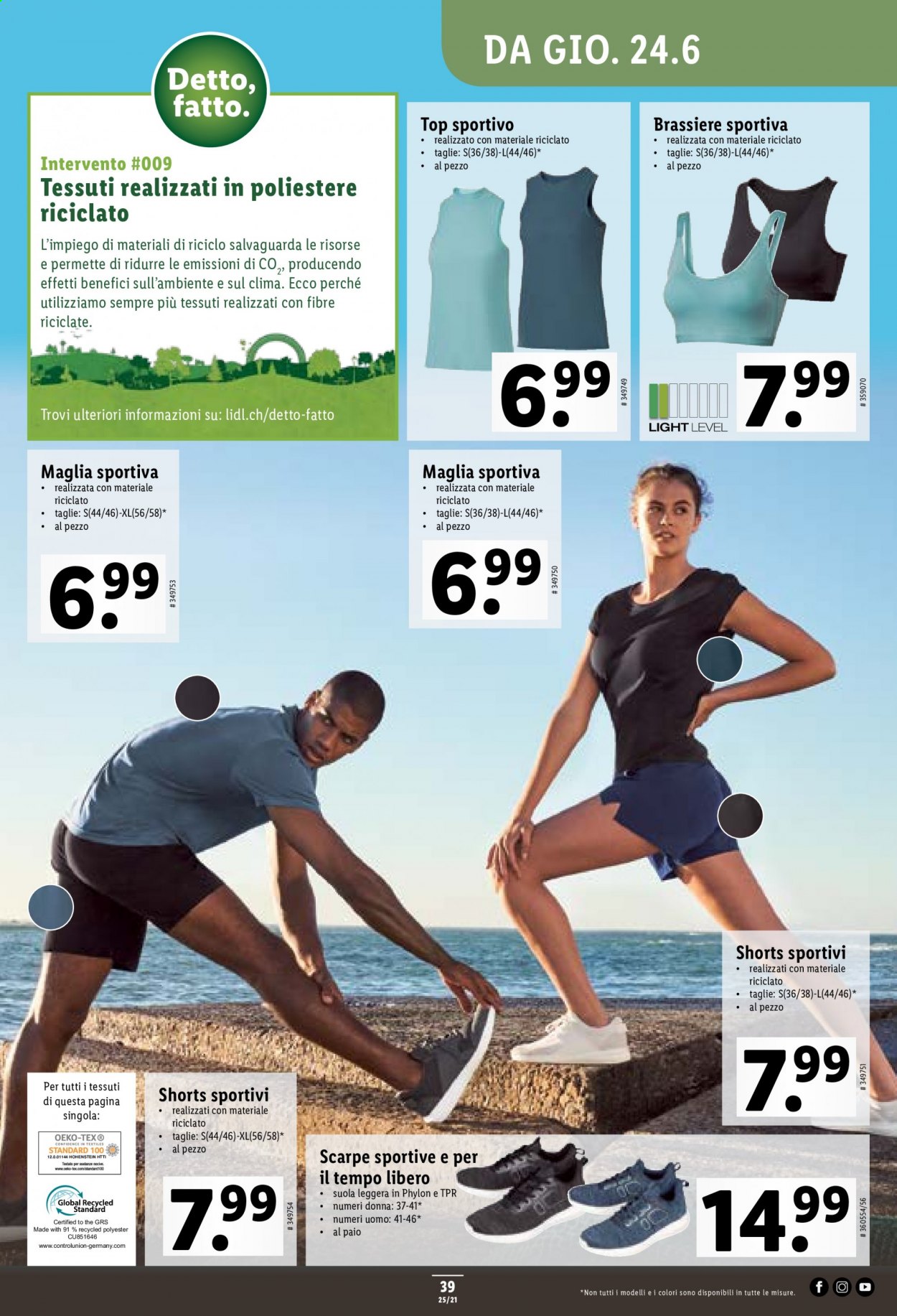 Volantino Lidl - 24.6.2021 - 30.6.2021. Pagina 39