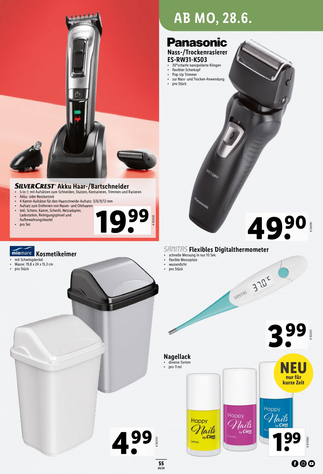 Catalogue Lidl - 24.6.2021 - 30.6.2021. Page 55