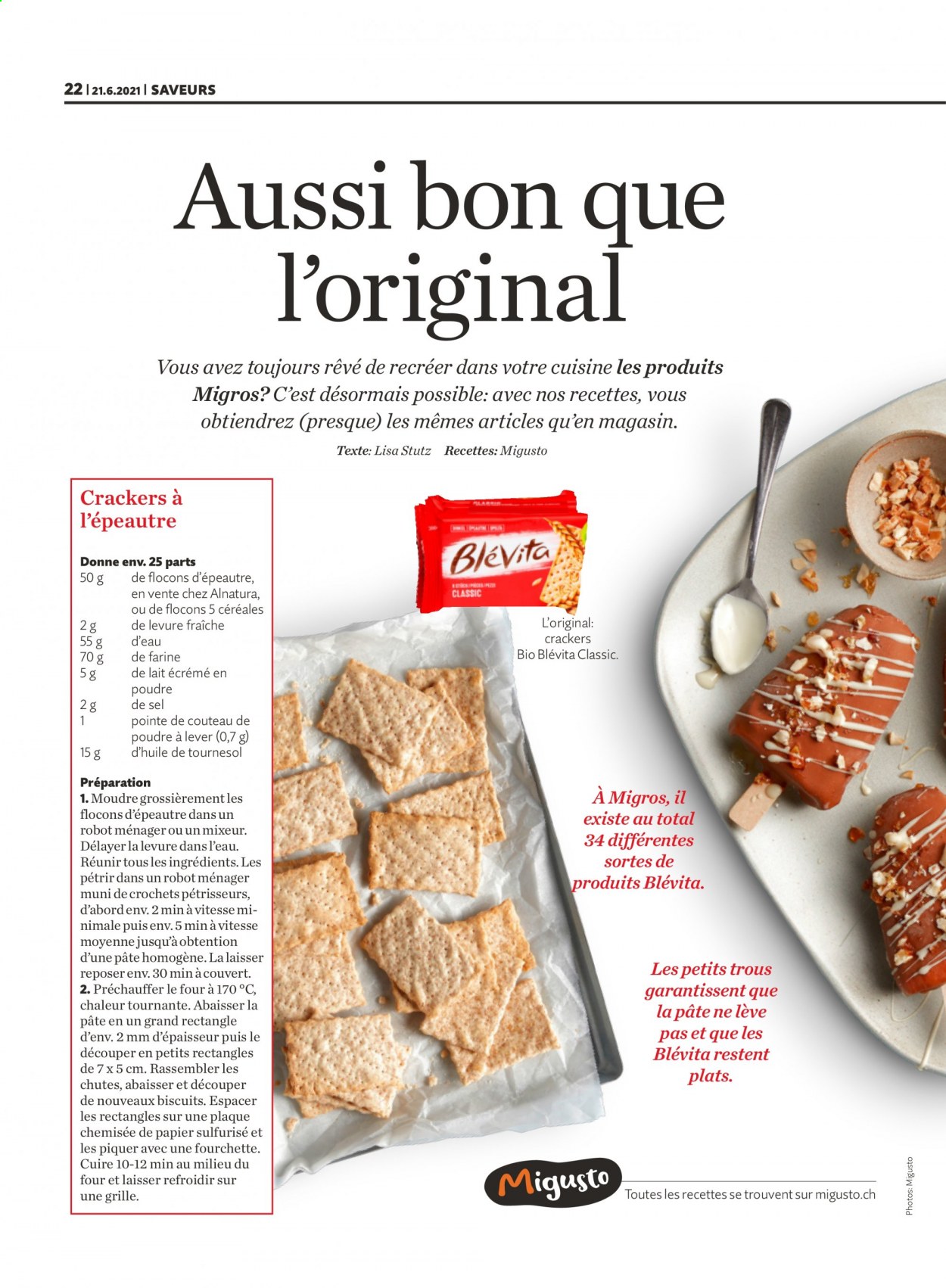 Prospekt Migros - 22.6.2021 - 28.6.2021. Seite 22