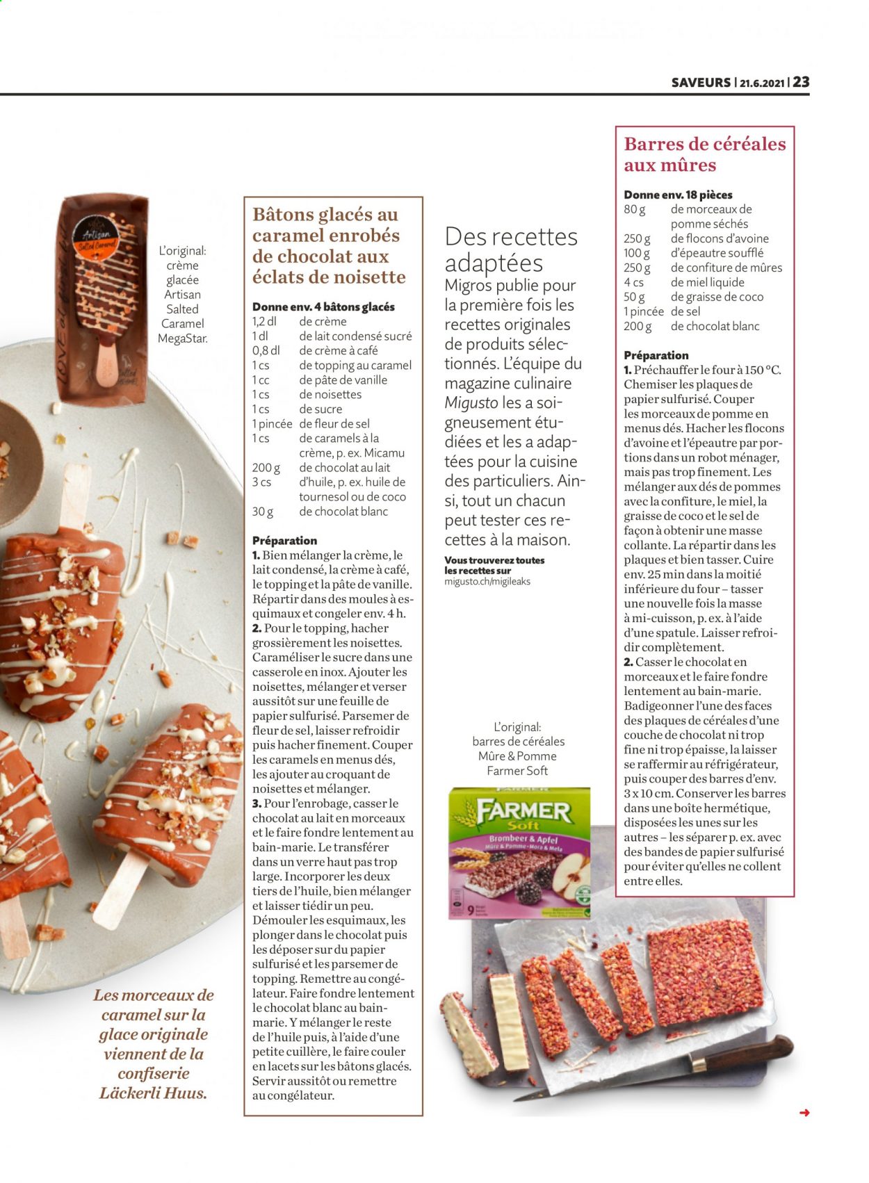 Prospekt Migros - 22.6.2021 - 28.6.2021. Seite 23