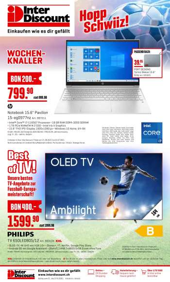 Volantino Interdiscount - 21.6.2021 - 27.6.2021.
