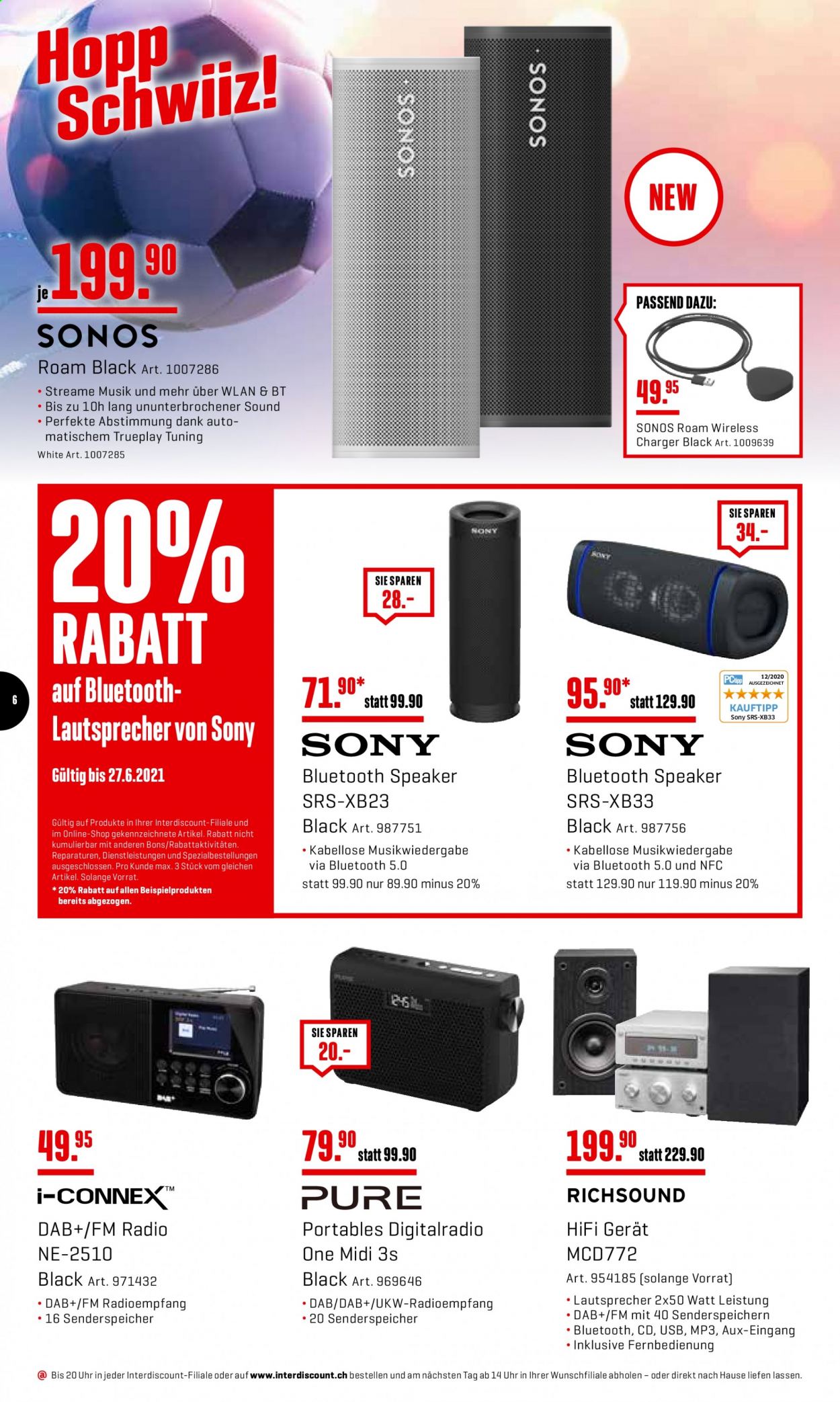 Volantino Interdiscount - 21.6.2021 - 27.6.2021. Pagina 6