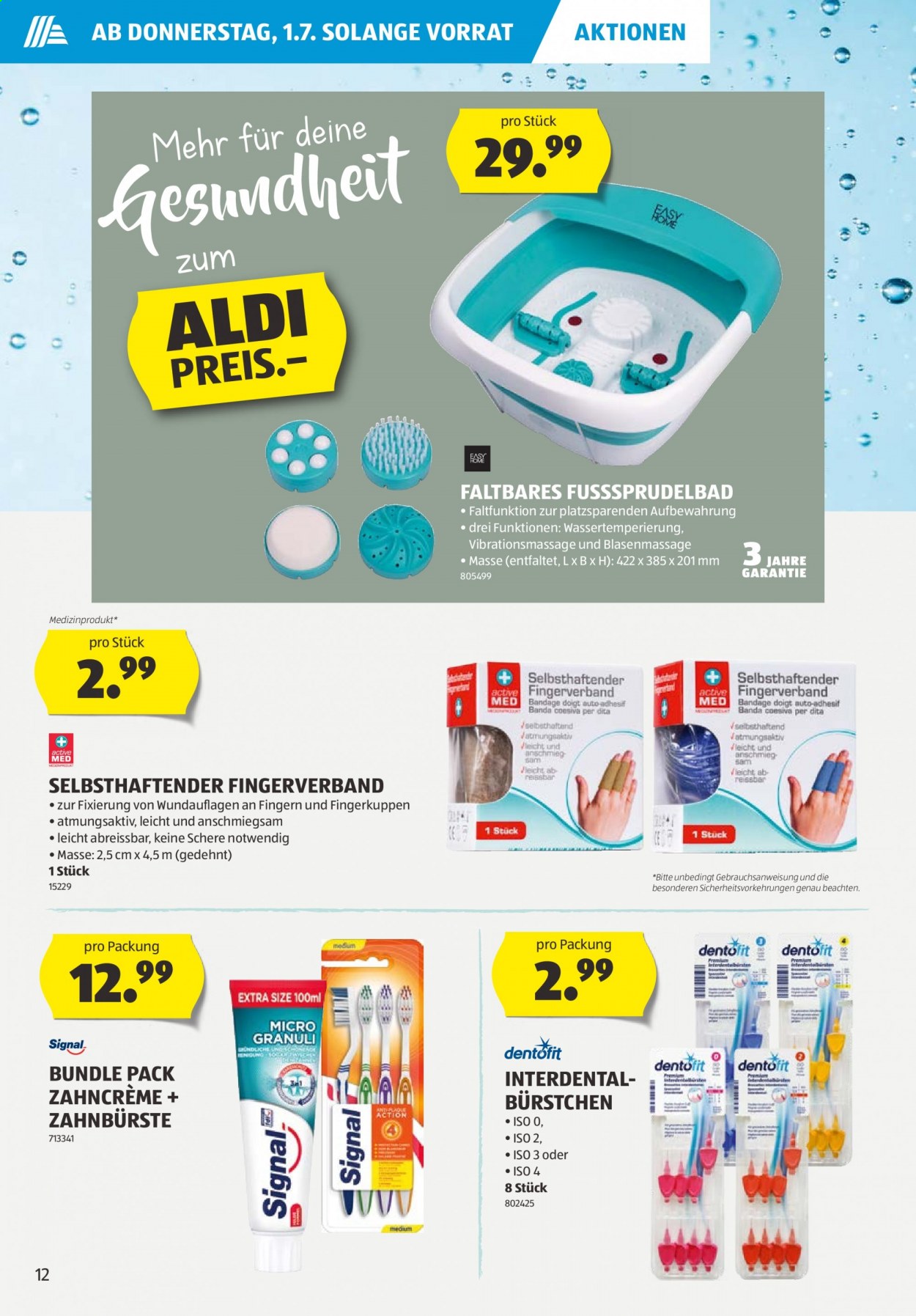 Prospekt Aldi - 1.7.2021 - 7.7.2021. Seite 12