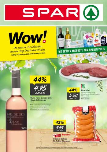Prospekte SPAR - 29.6.2021 - 3.7.2021.