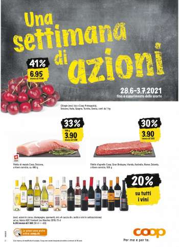 Prospekte Coop - 29.6.2021 - 3.7.2021.
