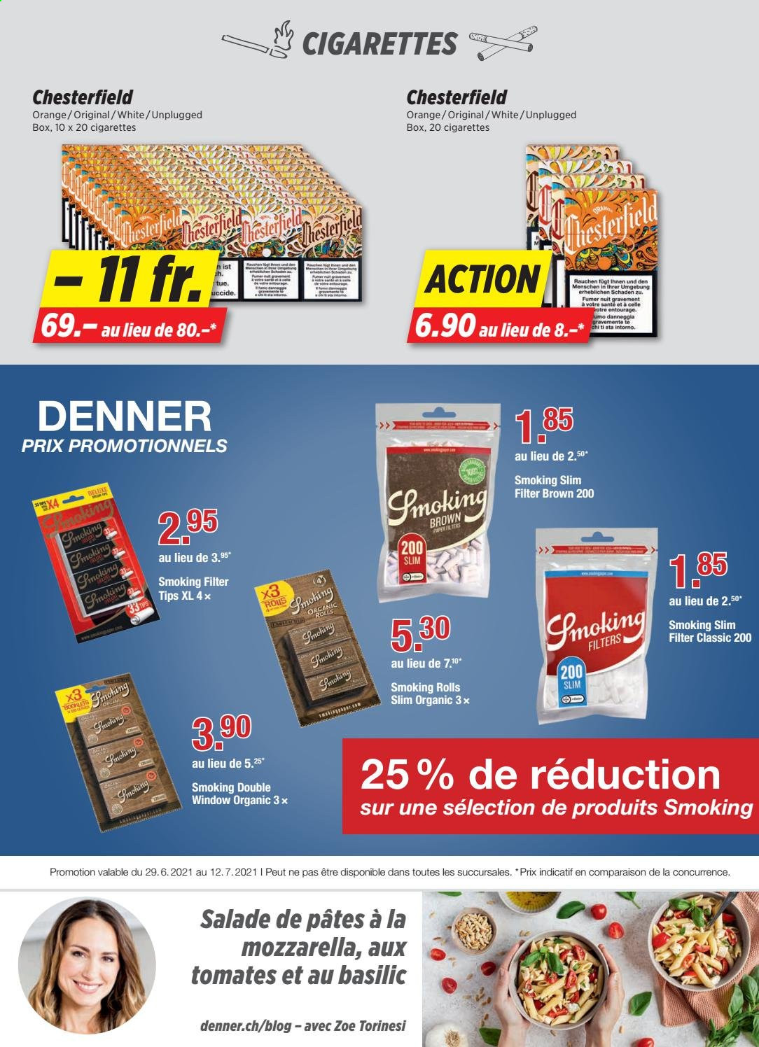 Prospekt Denner - 29.6.2021 - 5.7.2021. Seite 23