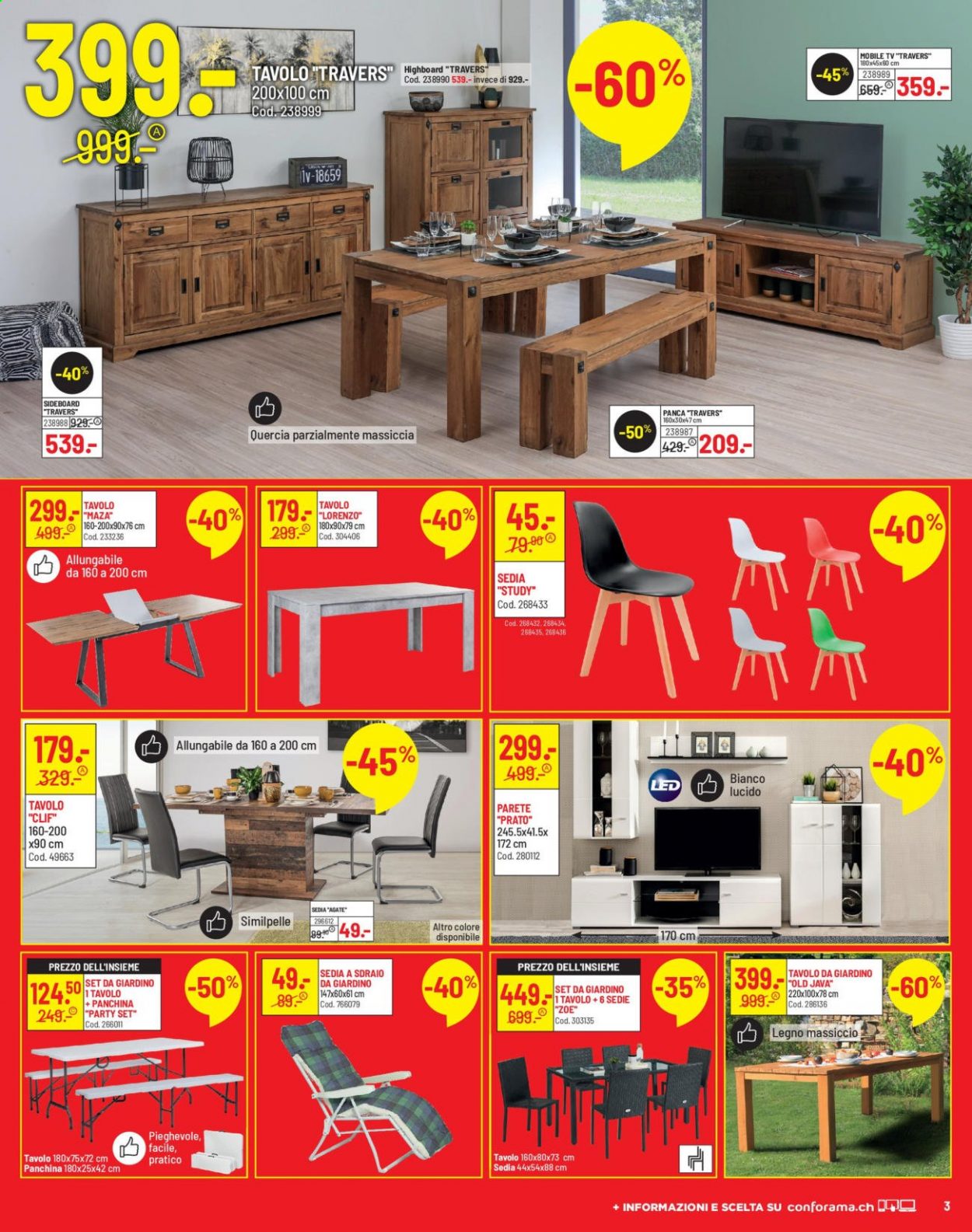 Volantino Conforama - 29.6.2021 - 12.7.2021. Pagina 3