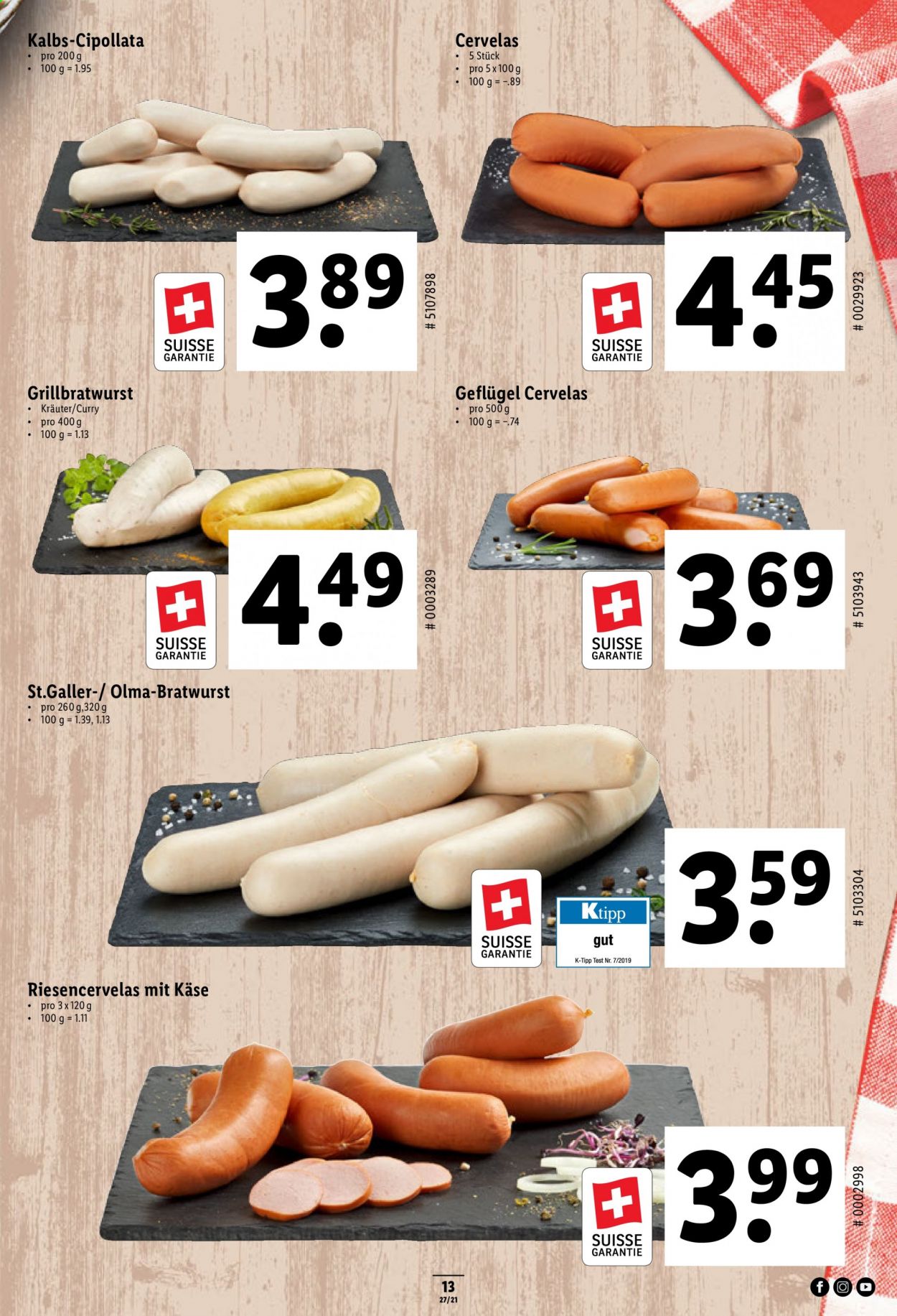 Prospekt Lidl - 8.7.2021 - 14.7.2021. Seite 13