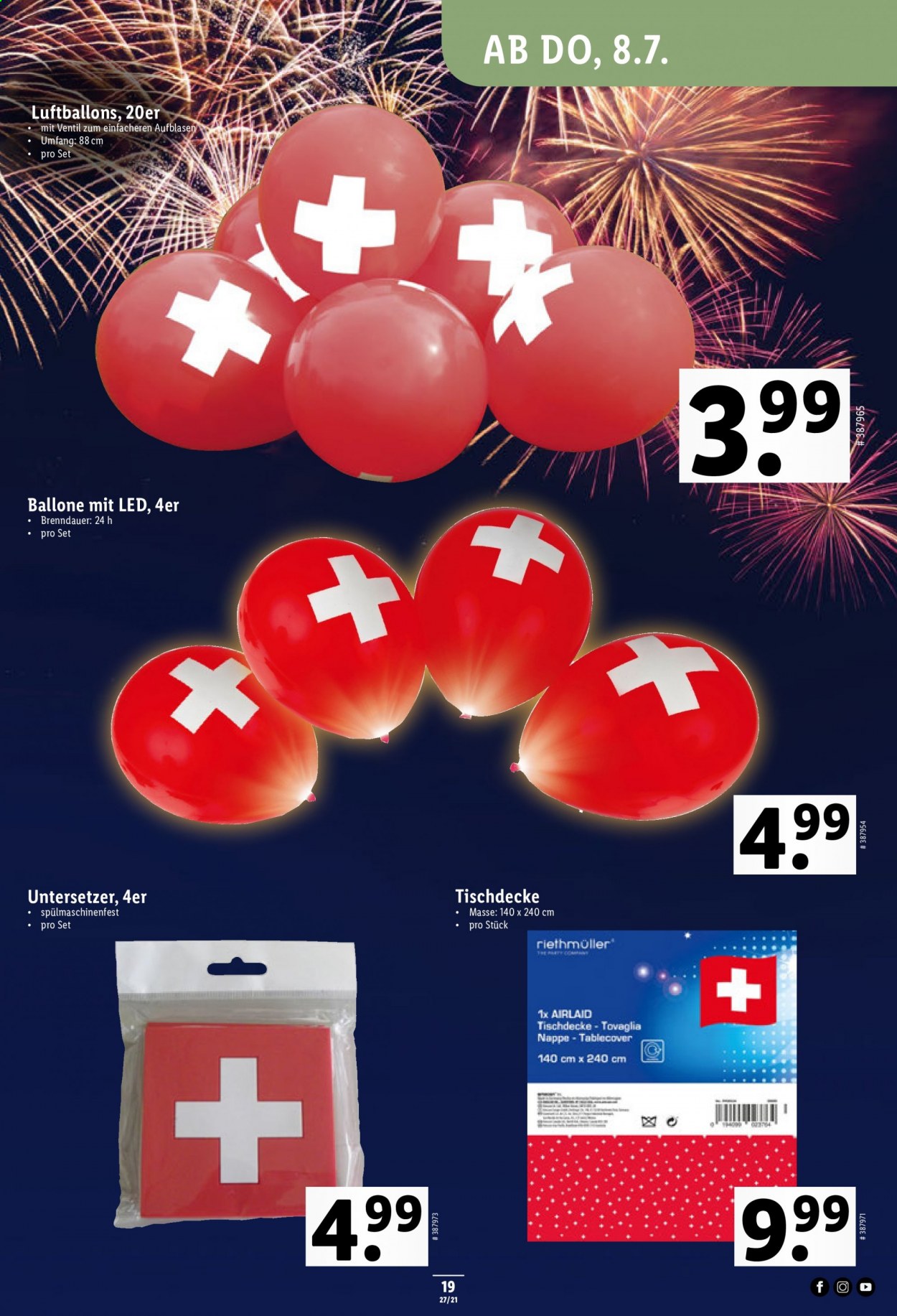 Prospekt Lidl - 8.7.2021 - 14.7.2021. Seite 19