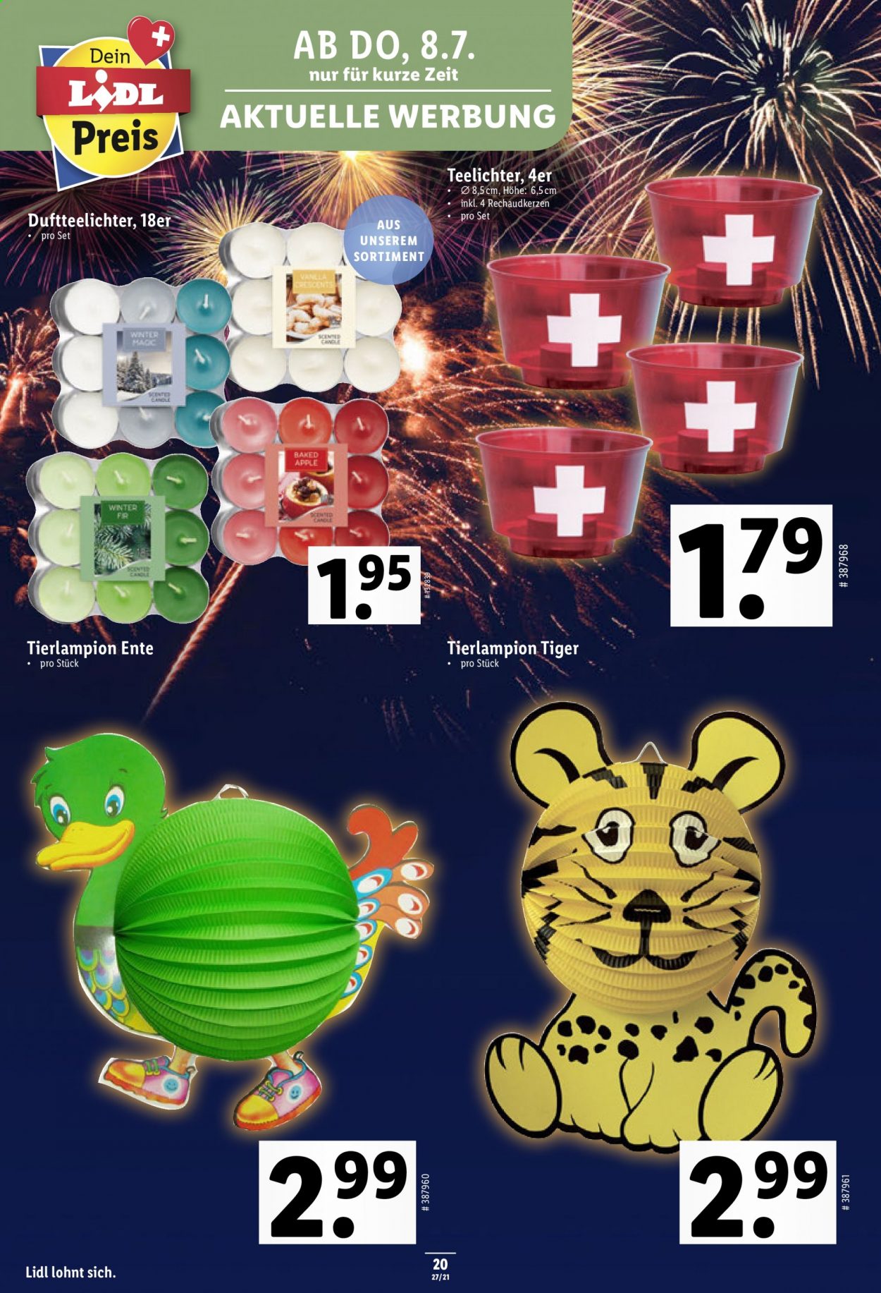Prospekt Lidl - 8.7.2021 - 14.7.2021. Seite 20