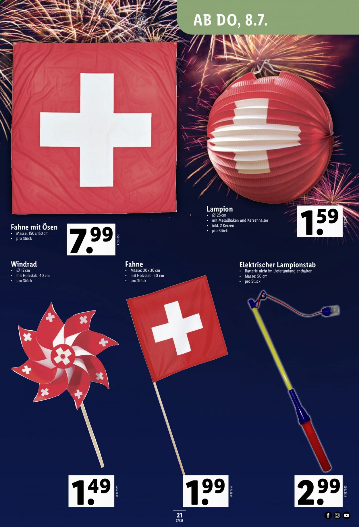Prospekt Lidl - 8.7.2021 - 14.7.2021. Seite 21
