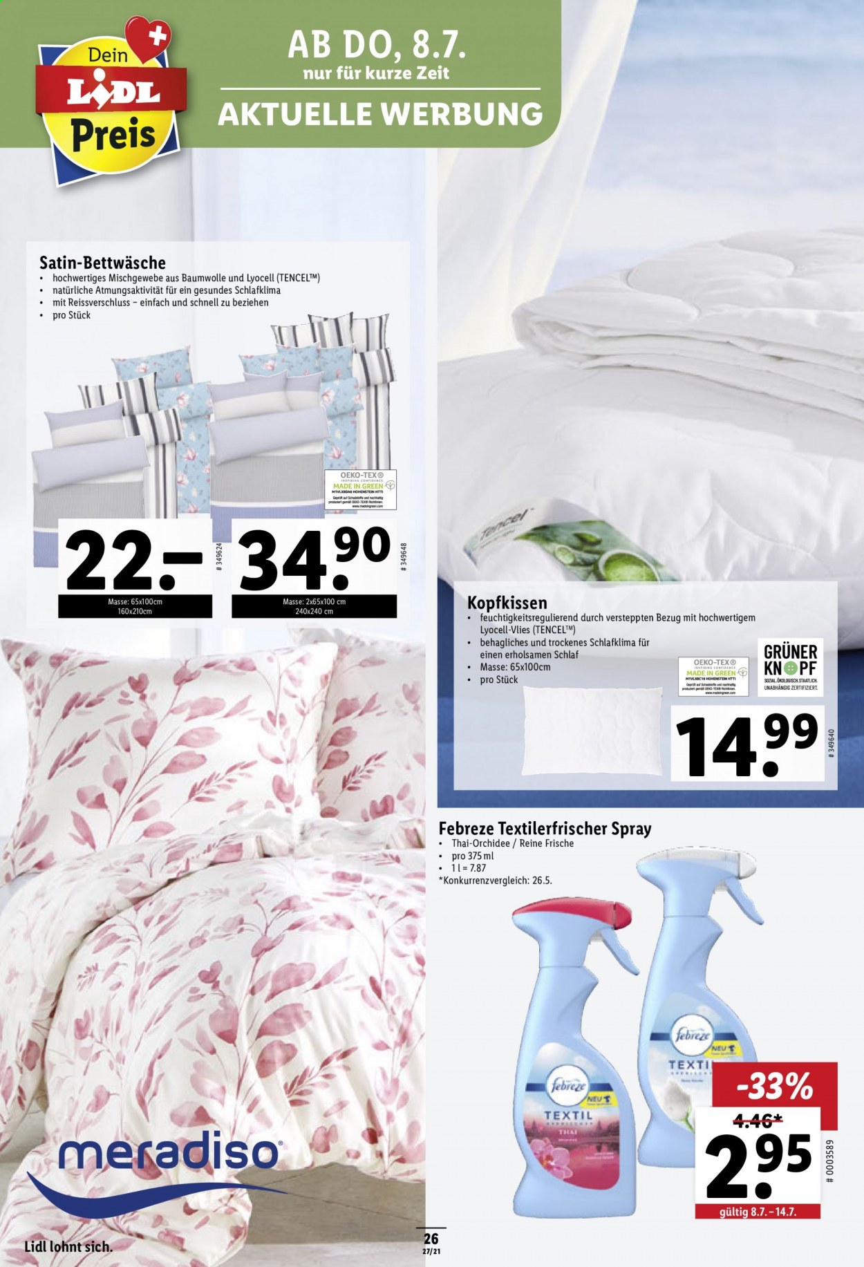 Prospekt Lidl - 8.7.2021 - 14.7.2021. Seite 26