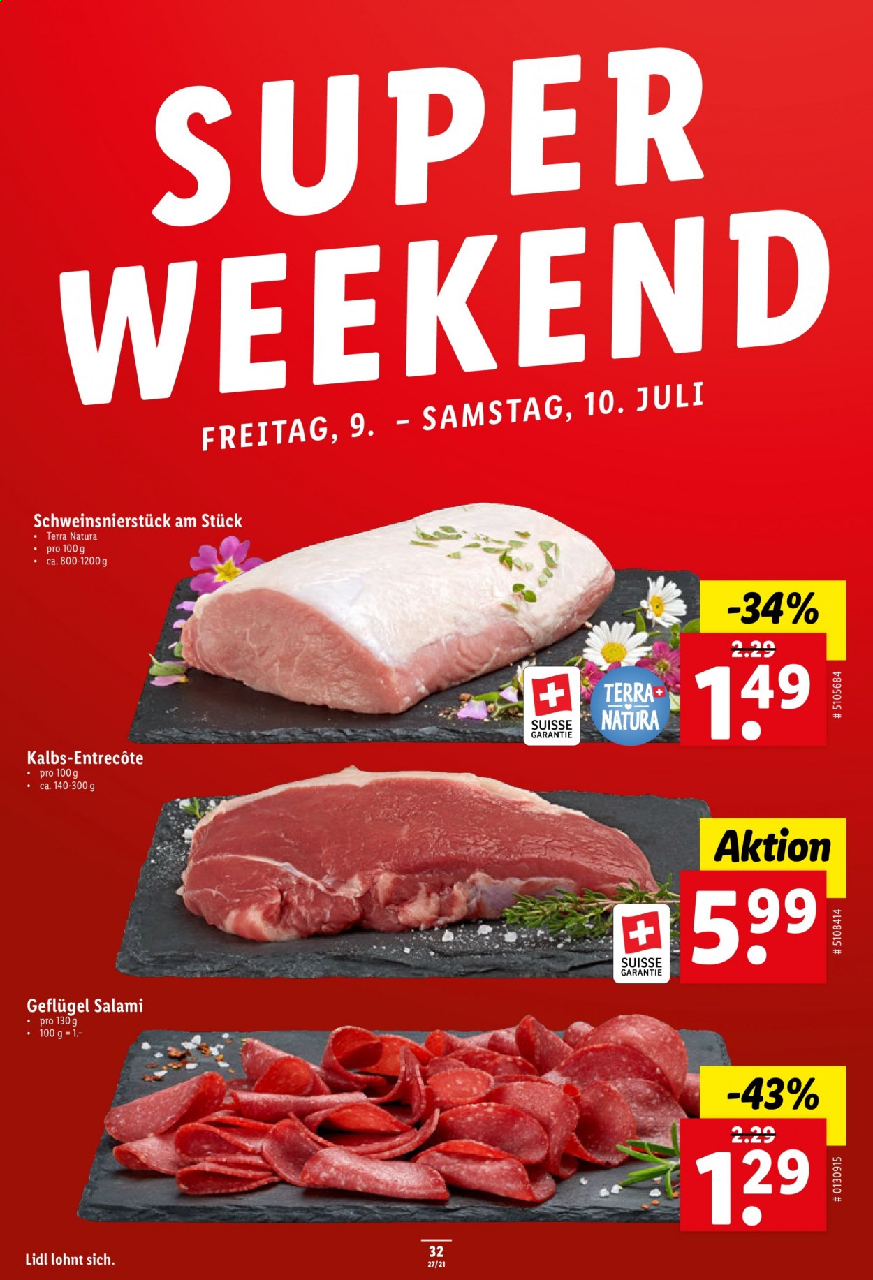 Prospekt Lidl - 8.7.2021 - 14.7.2021. Seite 32