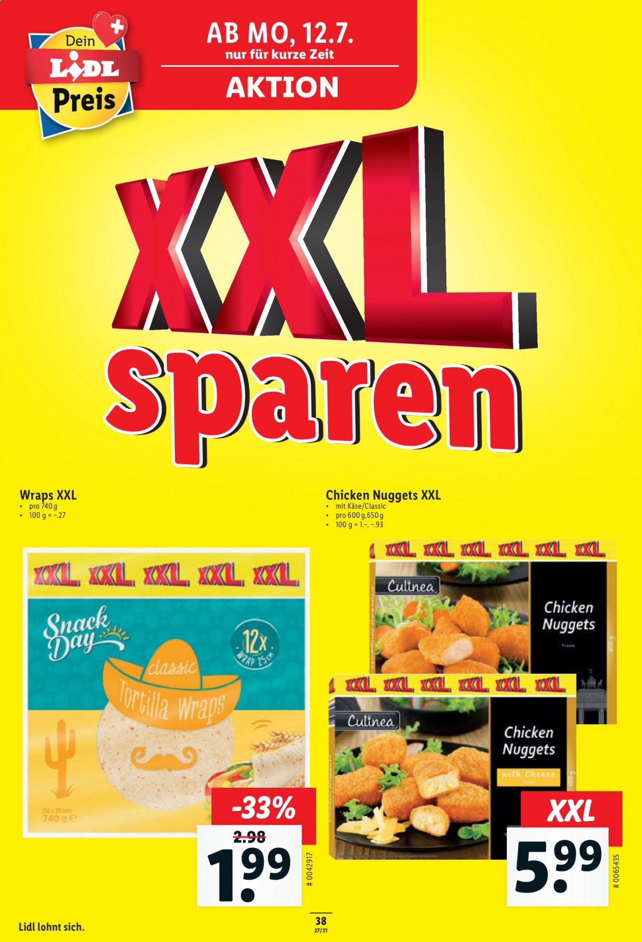 Prospekt Lidl - 8.7.2021 - 14.7.2021. Seite 38