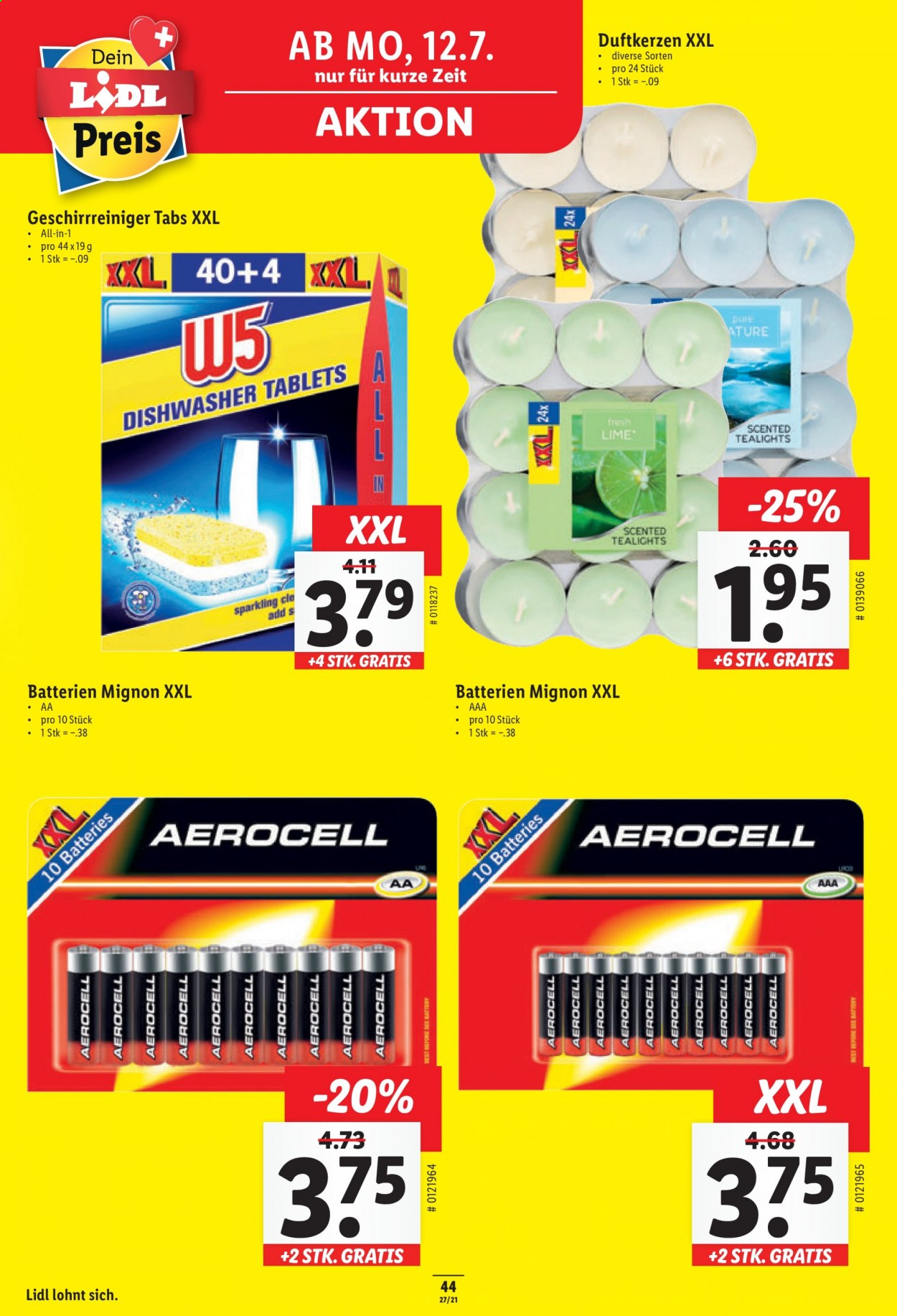Prospekt Lidl - 8.7.2021 - 14.7.2021. Seite 44