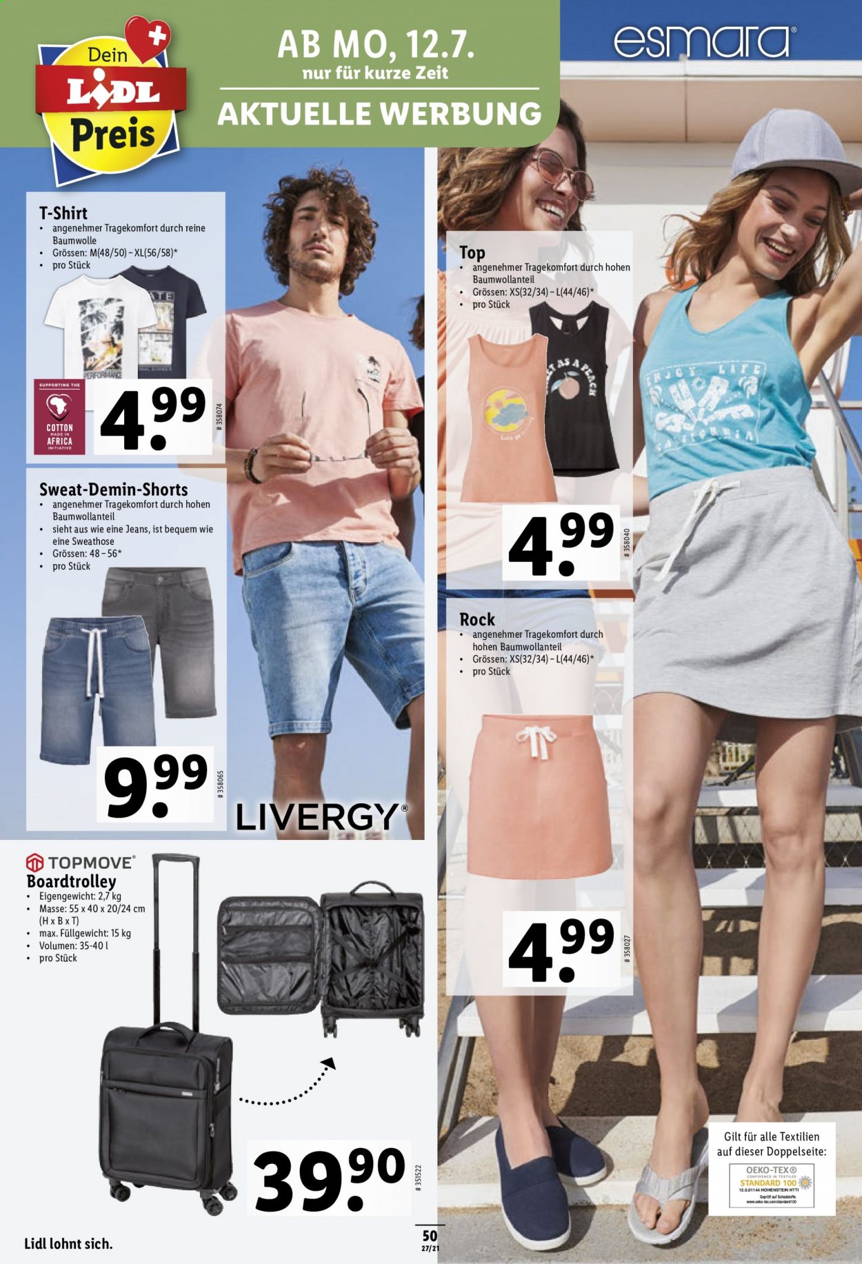 Prospekt Lidl - 8.7.2021 - 14.7.2021. Seite 50