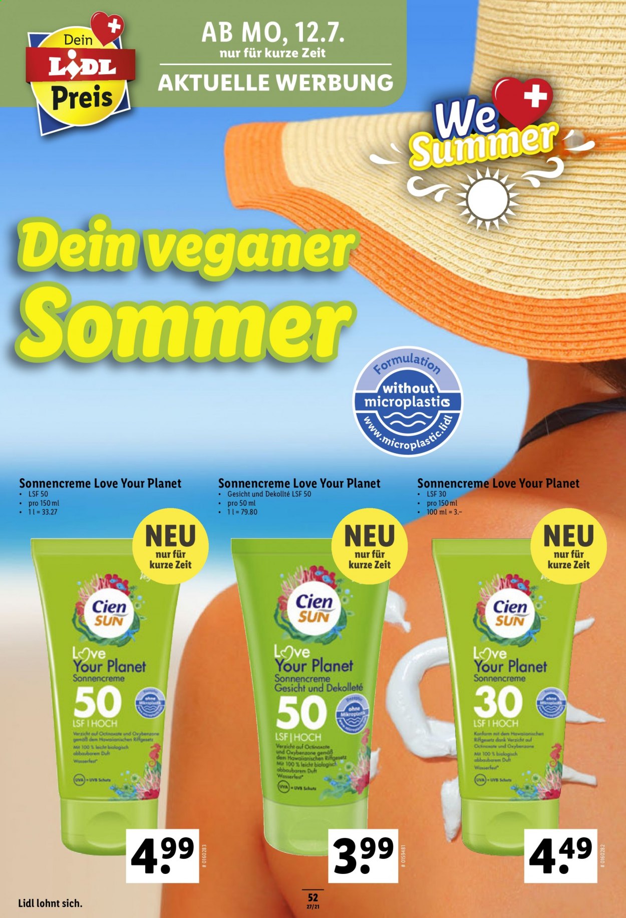 Prospekt Lidl - 8.7.2021 - 14.7.2021. Seite 52