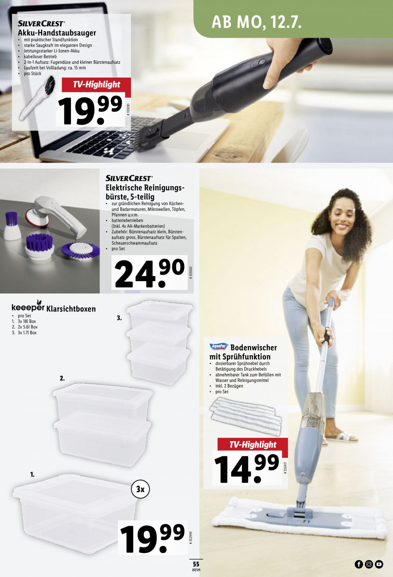 Prospekt Lidl - 8.7.2021 - 14.7.2021. Seite 55