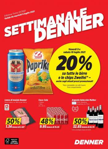 Catalogue Denner - 6.7.2021 - 12.7.2021.