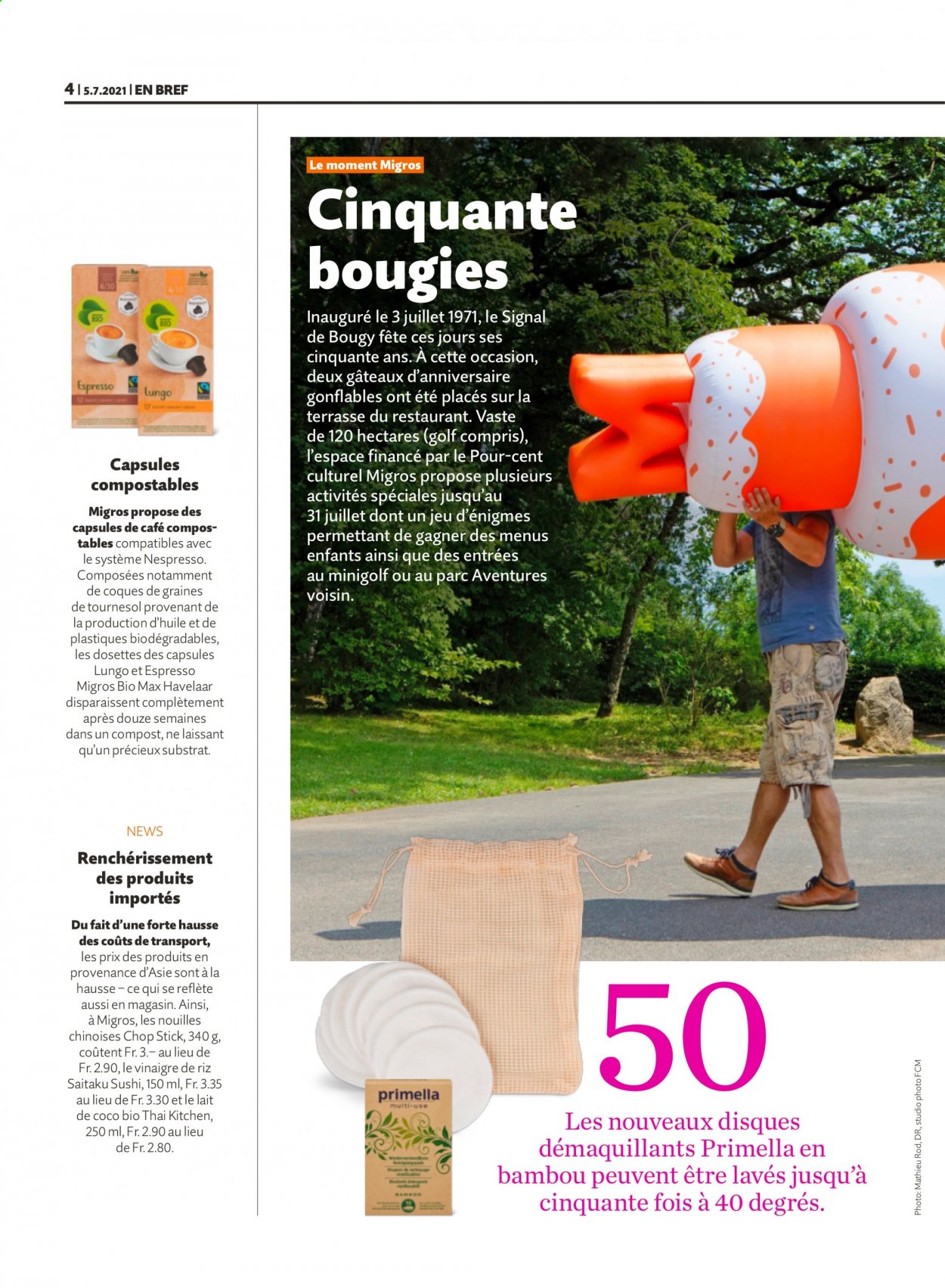 Volantino Migros - 5.7.2021 - 11.7.2021. Pagina 4