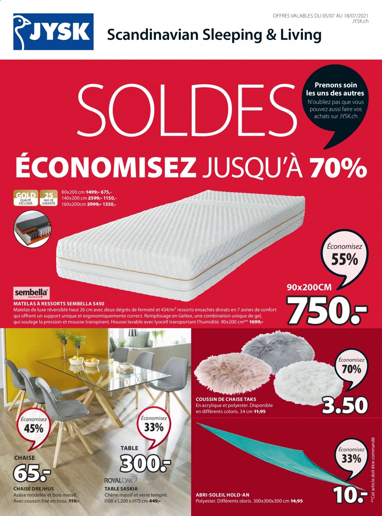 Volantino JYSK - 5.7.2021 - 18.7.2021. Pagina 1