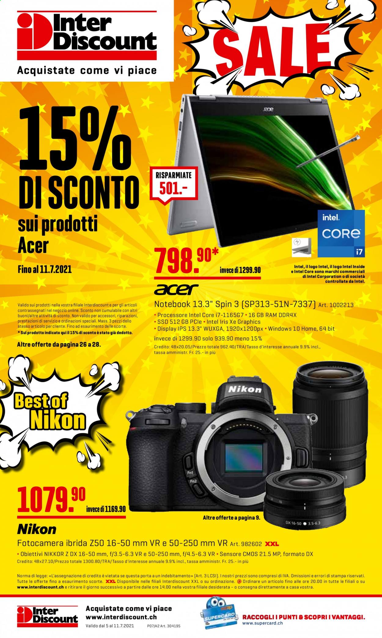 Volantino Interdiscount - 5.7.2021 - 11.7.2021. Pagina 36