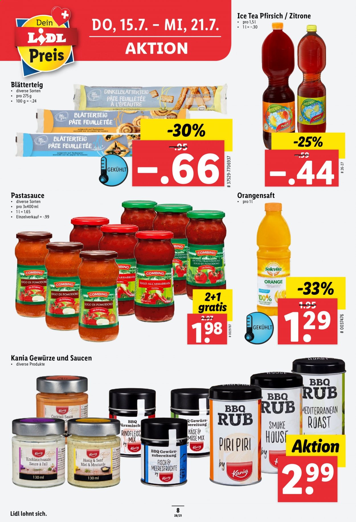 Prospekt Lidl - 15.7.2021 - 21.7.2021. Seite 8