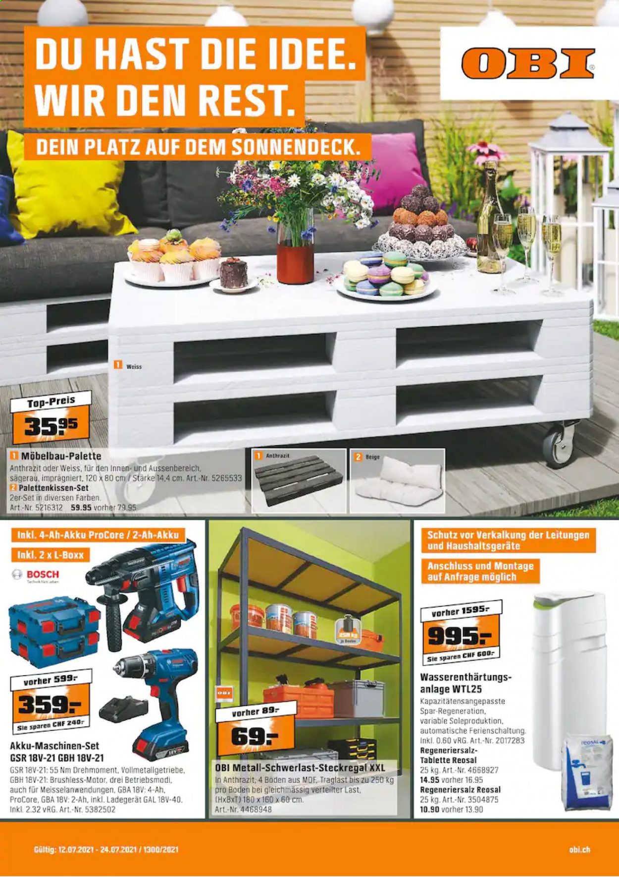 Volantino OBI - 12.7.2021 - 24.7.2021. Pagina 1