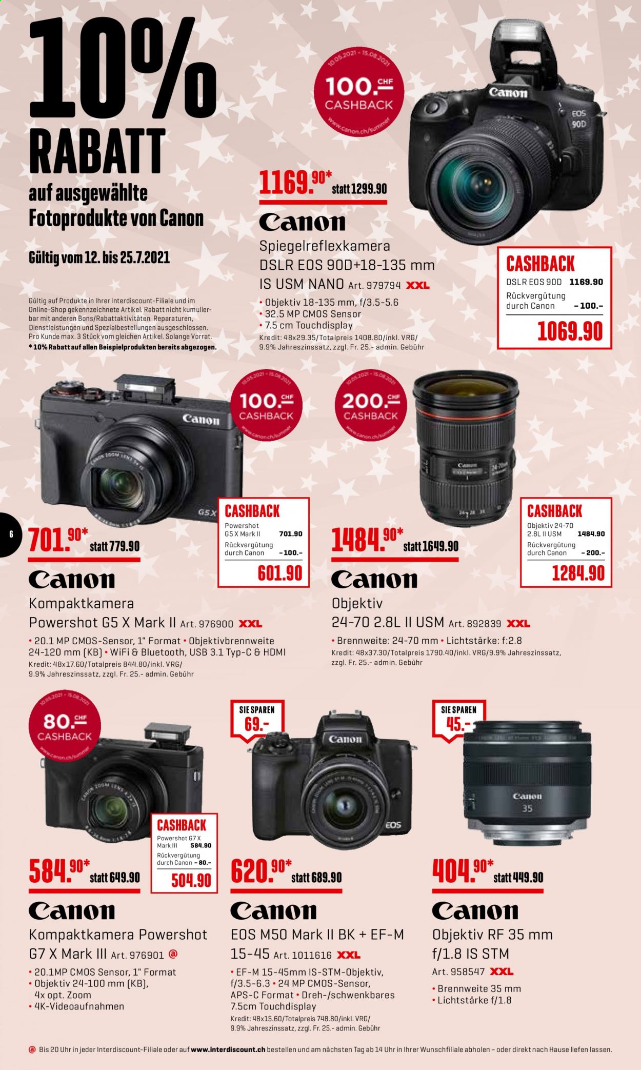 Prospekt Interdiscount - 12.7.2021 - 25.7.2021. Seite 6