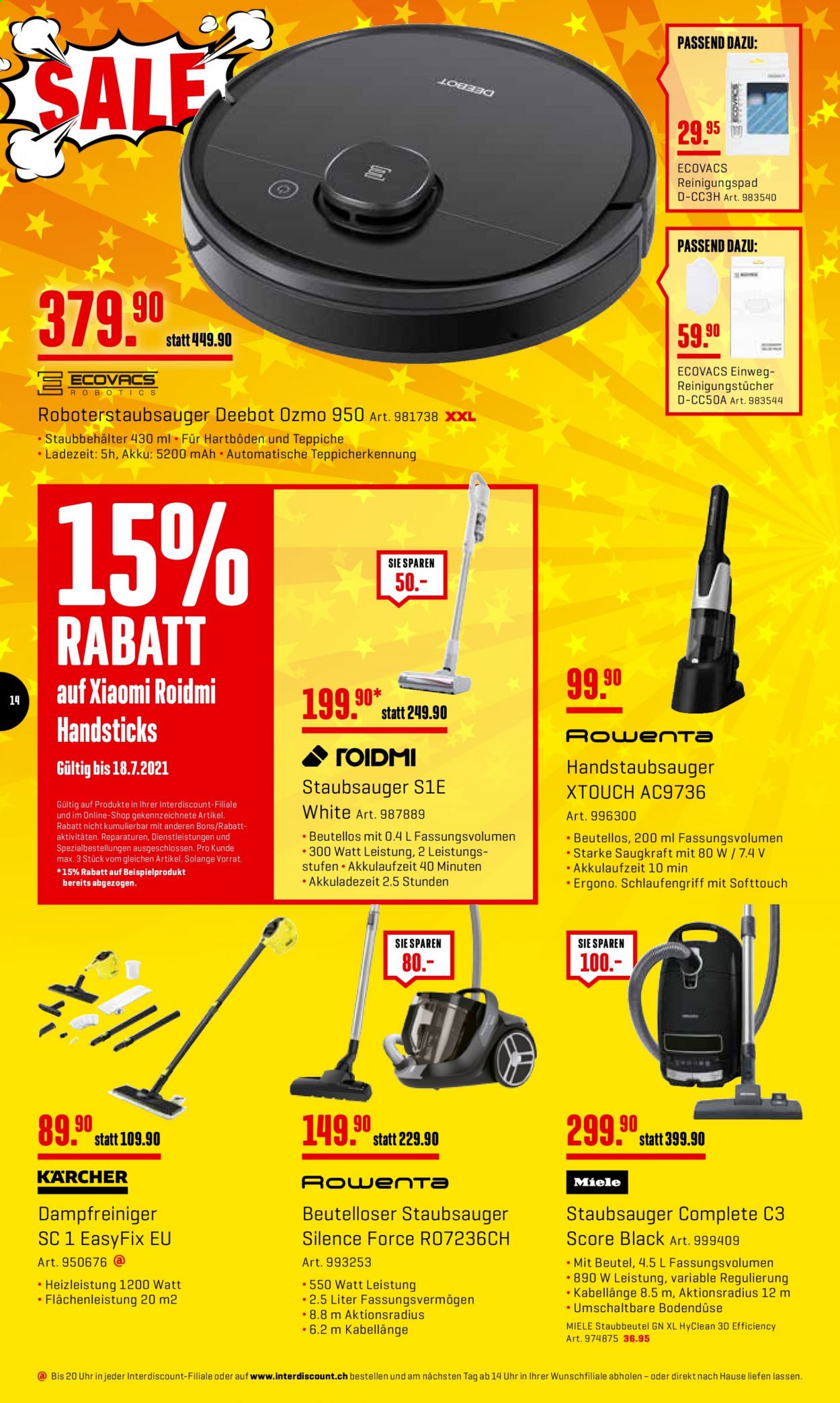 Prospekt Interdiscount - 12.7.2021 - 25.7.2021. Seite 14